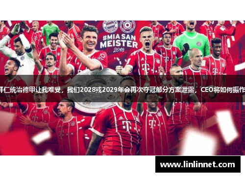 拜仁统治德甲让我难受，我们2028或2029年会再次夺冠部分方案泄露，CEO将如何振作？